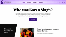 What Karansinghcancerfoundation.com website looked like in 2022 (2 years ago)
