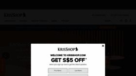 What Krisshop.com website looked like in 2022 (2 years ago)