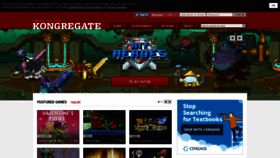 What Kongregate.com website looked like in 2022 (2 years ago)