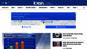 What Kxan.com website looked like in 2022 (2 years ago)