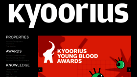 What Kyoorius.com website looked like in 2022 (2 years ago)