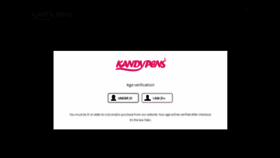 What Kandypens.com website looked like in 2022 (2 years ago)