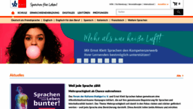 What Klett-sprachen.de website looked like in 2022 (2 years ago)