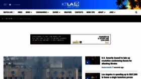 What Ktla.com website looked like in 2022 (2 years ago)