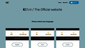 What Ke1.nl website looked like in 2022 (2 years ago)