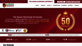 What Kazirangauniversity.in website looked like in 2022 (2 years ago)