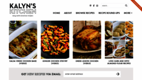 What Kalynskitchen.com website looked like in 2022 (2 years ago)