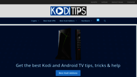 What Koditips.com website looked like in 2022 (2 years ago)