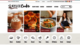 What Kyleecooks.com website looked like in 2022 (2 years ago)