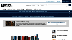 What Kcls.org website looked like in 2022 (3 years ago)