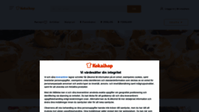 What Kokaihop.se website looked like in 2022 (2 years ago)