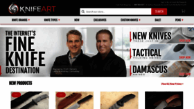 What Knifeart.com website looked like in 2022 (2 years ago)