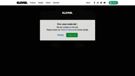 What Klevgrand.se website looked like in 2022 (3 years ago)