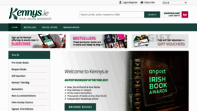 What Kennys.ie website looked like in 2022 (2 years ago)