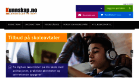 What Kunnskap.no website looked like in 2022 (2 years ago)