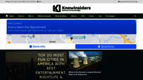 What Knowinsiders.com website looked like in 2022 (2 years ago)