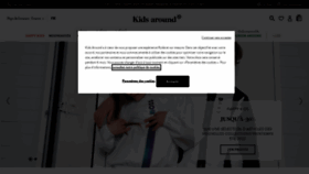 What Kidsaround.com website looked like in 2022 (2 years ago)