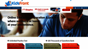 What Kidsfront.com website looked like in 2022 (2 years ago)
