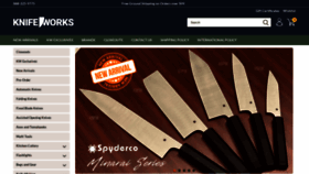What Knifeworks.com website looked like in 2022 (2 years ago)