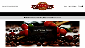 What Koacoffee.com website looked like in 2022 (2 years ago)