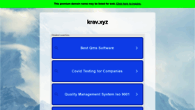 What Krav.xyz website looked like in 2022 (2 years ago)