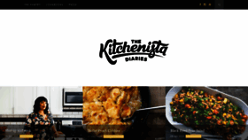 What Kitchenistadiaries.com website looked like in 2022 (2 years ago)
