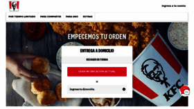 What Kfc.com.mx website looked like in 2022 (4 years ago)