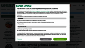 What Kainuunsanomat.fi website looked like in 2022 (2 years ago)