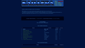 What Kaillera.com website looked like in 2022 (2 years ago)