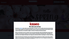 What Kisseo.com website looked like in 2022 (2 years ago)