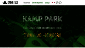What Kamp-park.com website looked like in 2022 (2 years ago)
