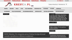 What Kresy24.pl website looked like in 2022 (2 years ago)