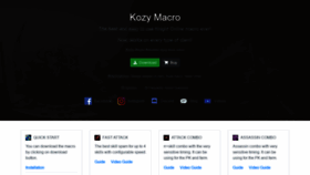 What Kozymacro.com website looked like in 2022 (2 years ago)