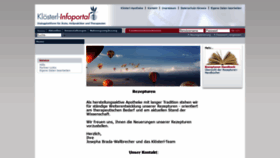 What Kloesterl-infoportal.de website looked like in 2022 (2 years ago)