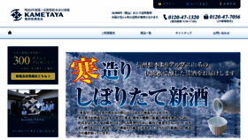 What Kametaya.com website looked like in 2022 (2 years ago)