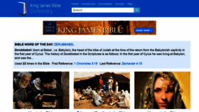 What Kingjamesbibledictionary.com website looked like in 2022 (3 years ago)