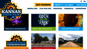 What Kansasstatefair.com website looked like in 2022 (2 years ago)