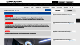 What Keskipohjanmaa.fi website looked like in 2022 (2 years ago)