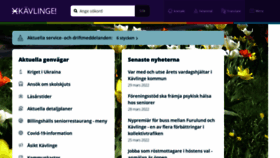 What Kavlinge.se website looked like in 2022 (2 years ago)