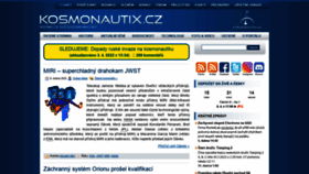 What Kosmonautix.cz website looked like in 2022 (2 years ago)