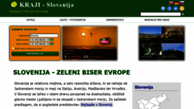 What Kraji.eu website looked like in 2022 (2 years ago)