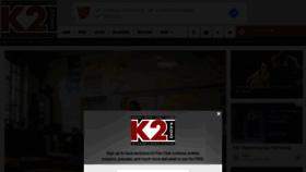 What K2radio.com website looked like in 2022 (2 years ago)