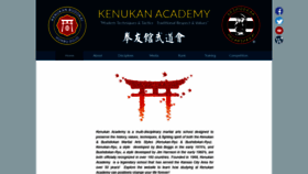 What Kenukan.com website looked like in 2022 (2 years ago)