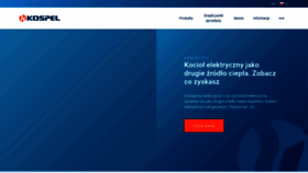 What Kospel.pl website looked like in 2022 (2 years ago)