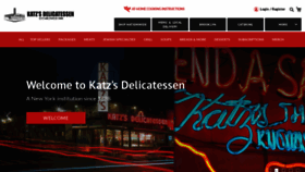 What Katzsdelicatessen.com website looked like in 2022 (2 years ago)