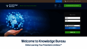 What Knowledgebureau.com website looked like in 2022 (2 years ago)