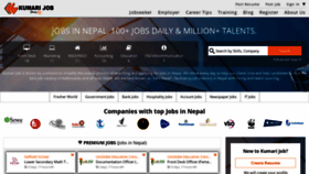 What Kumarijob.com website looked like in 2022 (2 years ago)