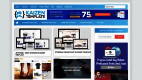 What Kaizentemplate.com website looked like in 2022 (2 years ago)