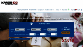 What Kargogo.com website looked like in 2022 (2 years ago)