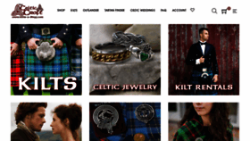 What Kilts-n-stuff.com website looked like in 2022 (1 year ago)